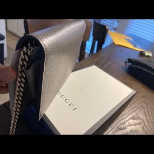 Gucci Wallet on chain interlocking